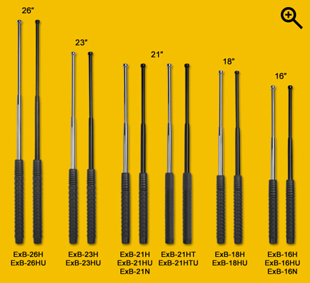 EXPANDABLE BATONS HARDENED AND NON-HARDENED