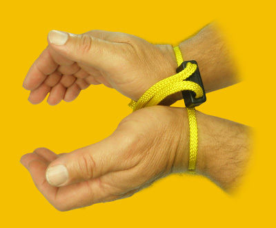 Textile disposable handcuffs HT-01